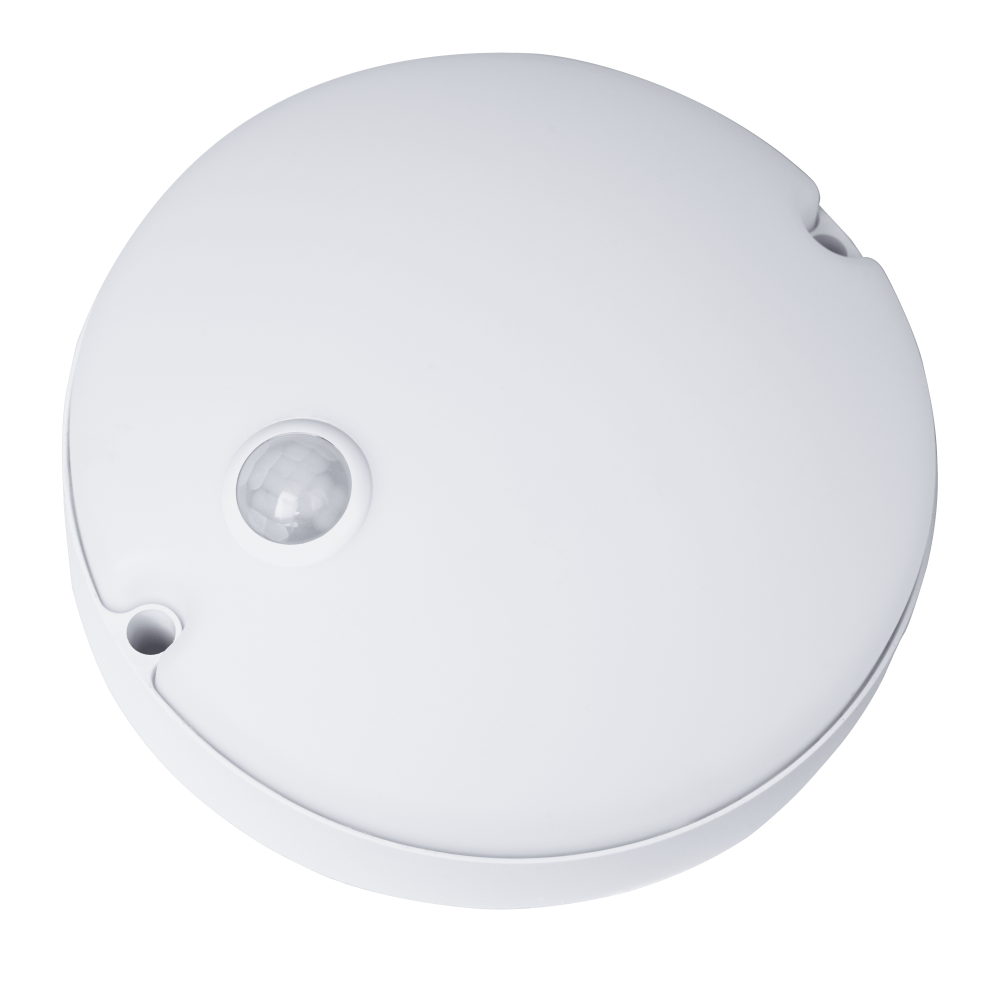 Світлодіодний світильник MEGALIGHT 20Вт 1800Lm AC165-265V 6500K (коло) з датчиком руху (HALLWAY-R20/865-SENSOR)